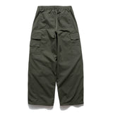 Men Sweatpants Workwear Casual Pants Men's Pleats Drawstring Ankle-Tied Loose-Fitting Wide-Leg Trousers