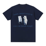 Might Have To Call in Thicc Today Funny Meme T Shirt Short