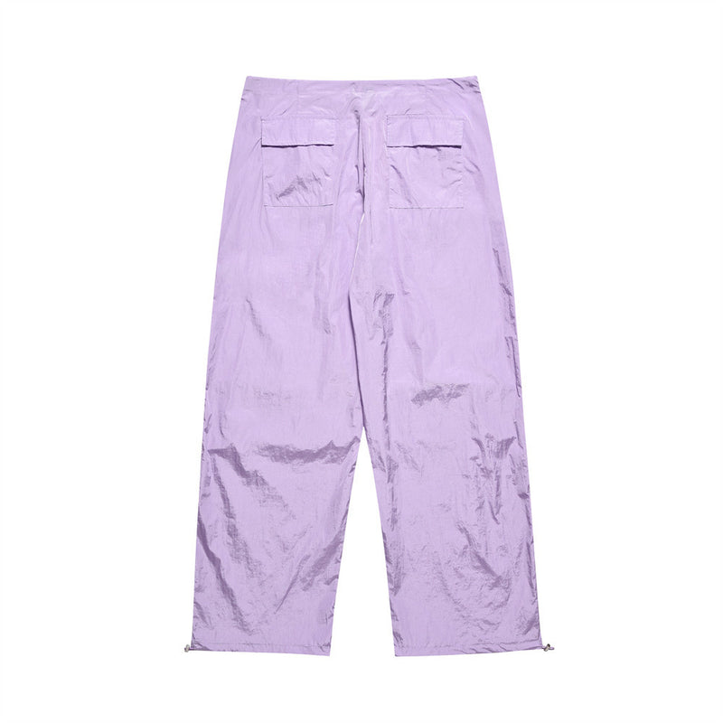 Men Sweatpants Casual Trousers Men Loose Solid Color Drawstring Jogger Pants