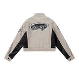 Unisex Jacket Fall Locomotive Style Pu Jacket