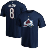 NHL T-Shirts NHL Avalanche Ice Hockey Suit T-Shirt Sports Loose T-Shirt Short Sleeve