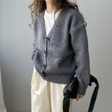 Women Cardigan Sweater Autumn and Winter Knitting Cardigan Casual Sweater Coat 8t3092