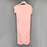 Women Dresses Hip Skirt Short Sleeve off-the-Shoulder Dress