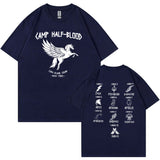 Camp Half Blood Long Island Sound Percy Jackson Print T-shirt