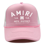 Amiri Hat Alphabet Print Shade Baseball Cap Outdoor Cap