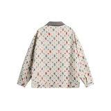 Unisex Jacket Vintage Loose Lapels Jacket for Men and Women Same Coat Spring and Autumn