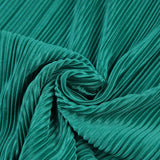 Women Dress Autumn and Winter Green Pleated Dress