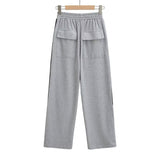 Women Sweatpants Spring and Autumn Wide Leg Loose Straight Sweatpants