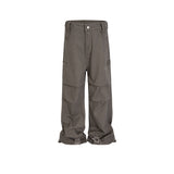 MIJKO Mens Vintage Pants Ripped Straight Jeans