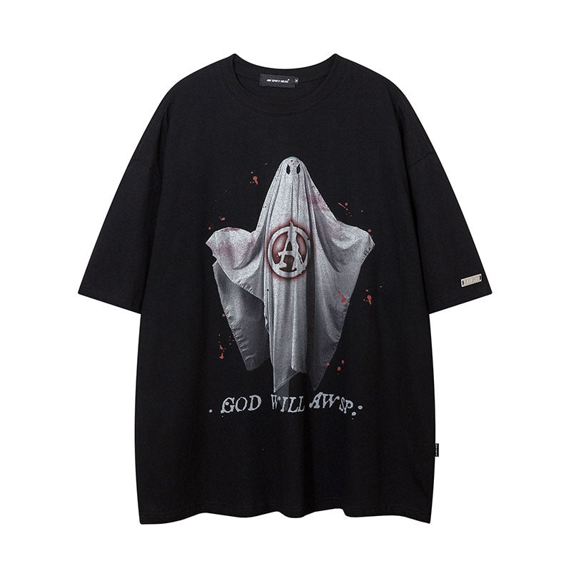 Men T Shirt Loose Couple Short Sleeve T-shirt