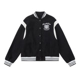 Unisex Jacket Autumn Brushed Baseball Uniform