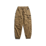 Men Pants Retro Functional Workwear Casual Pants