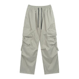 Men Sweatpants Cargo Pants Men Casual Loose Pockets Wide Leg Straight Sports Tactical Pants