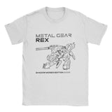 2024Metal Gear Solid Rex Manual T-Shirts Men Funny