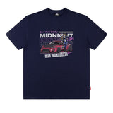 Men T Shirt Vintage Racing Printed Casual Short Sleeve T-shirt