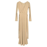Women Dresses V-neck Long-Sleeve Dress Long Dress Sexy