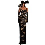 Women Dresses Elegant Party Dress Embroidered Butterfly Bead Necklace Dress (Ont0408)