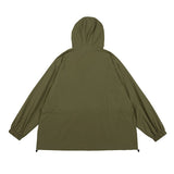 Unisex Jacket Vintage Overalls Jacket Men's Relaxed-Fit Hoodie Top