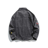Unisex Jacket Autumn Vintage Denim Jacket
