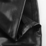 Women Dresses Pu Mesh Leather Skirt Autumn and Winter Short Skirt Xs23255ll (Csm202403)