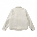 Women Jacket Zipper Pocket Mechanical Style Coat