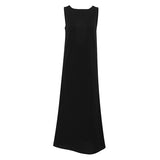 Women Dress Spring Vest Skirt Women Loose round Neck Dress