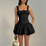 Women Dresses Spring Slip Dress Tulle Tutu Dress (Csm202403)