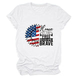Home of the free Short Sleeve Women's Fashion T-Shirts