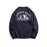 Unisex Sweater Autumn Back Letter Printed Sweater