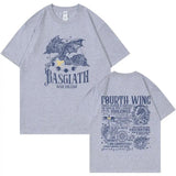 Basgiath War College Graphic T Shirt Fourth Wing Dragon