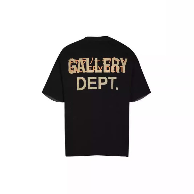 Mens T-shirts Gallery Dept Japan Tokyo LOGO glitter bronzing print short-sleeved T-shirt