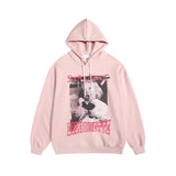 Men Hoodie Retro Hiphop Printed Hoodie Men's and Women's Loose Vibe Style Hoodie