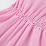 Women Dress Dress Women's Autumn Simplicity Loose Puff Sleeves A- line Skirt