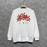 Amiri Long Sleeved Shirt Fashion Brand Crew Sweatshirts round Neck Sweater
