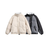 Unisex Coat Winter Corduroy Stitching Cotton Jacket