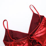Women Tops Summer Slim Fit Vest Sexy Faux Leather Camisole Top