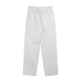 Men Sweatpants Loose Casual Sweatpants Elastic Waist Sports Straight Solid Color Wide Leg Trousers