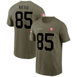 NFL T-Shirts NFL Football Printed Jerseys Short Sleeves Outdoor Sports Loose