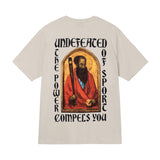 UNDEFEATED T Shirts Crew Neck Men's and Women's Loose