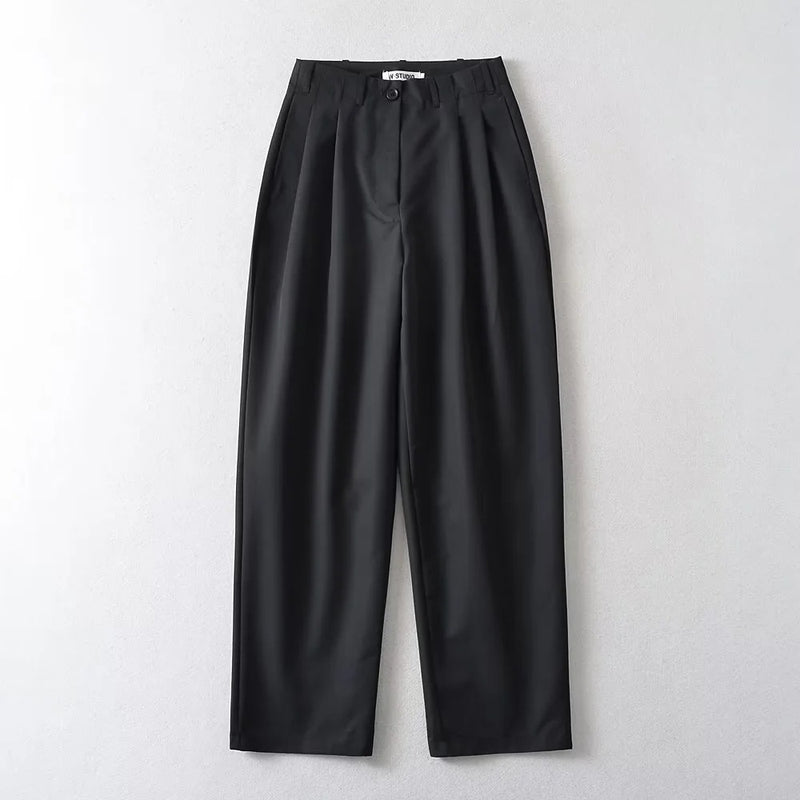 Women Sweatpants Fall Loose Casual Straight-Leg Harem Pants
