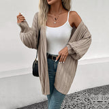 Women Knitted Sweater Fall/Winter Long-Sleeve Cardigan Sweater