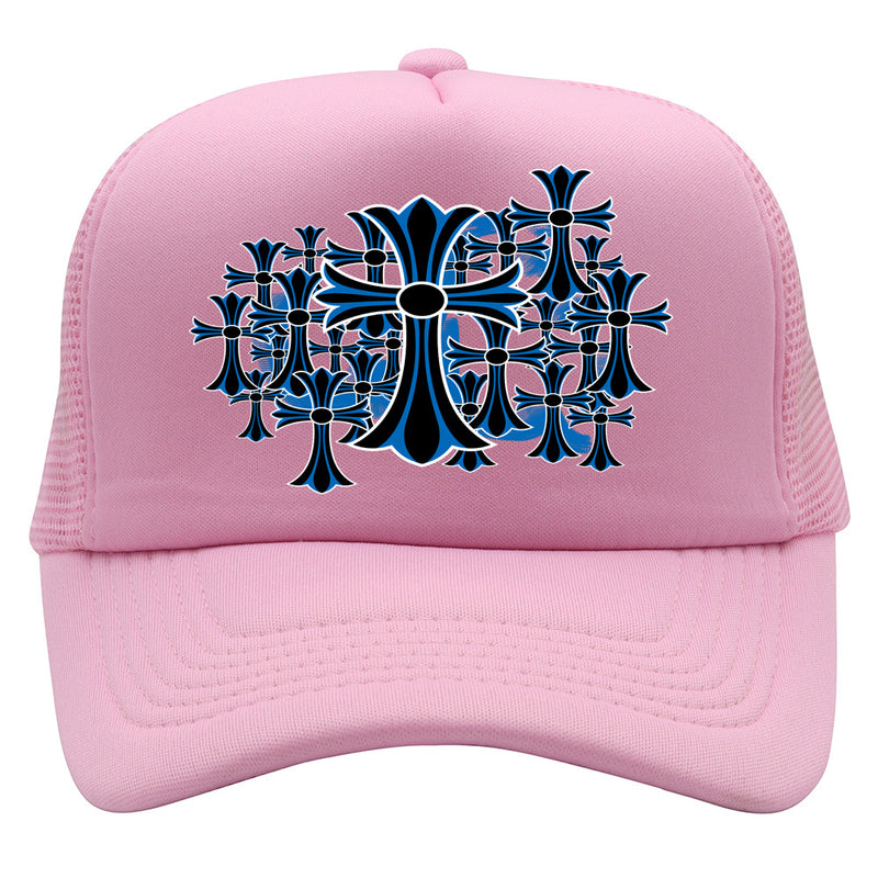 Chrome Heart Hat Sunshade Printed Sunscreen Cap Outdoor Truck Cap