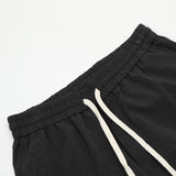 Men Sweatpants Zipper Slit Casual Pants Men's Elastic Waist Loose and Simple Straight-Leg Trousers