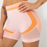 Women Yoga Sports Shorts Quick-Drying Stretch Hip Lift Yoga Pants Women's Tight Sports Running Workout Shorts