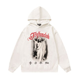 Men Hoodie Vintage Oversize Top