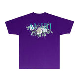 Amiri T Shirts Fashion Brand T Shirt Short Sleeve T-shirt Blouse