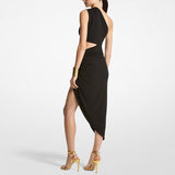 Women Dresses Sexy Sleeveless Dress Hip-Wrapped Dress Skirt (Zns0409)
