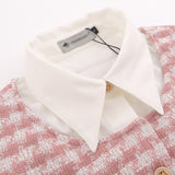 Women Jacket Lapel Loose Multicolor Casual Button Jacket Top