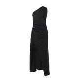 Women Dresses Fall Sexy Split Maxi Dress Backless Dress