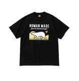 Men T-shirts HUMAN Pig Bear Love Bamboo Cotton Short Sleeve Crew Neck T-Shirt